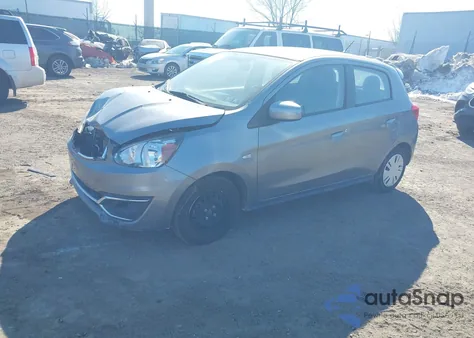 2019 Mitsubishi Mirage Es z USA, uszkodzony, nr VIN ML32A3HJ6KH012942